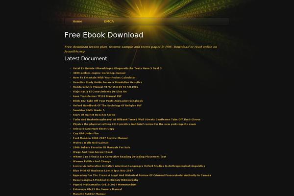Spirit theme site design template sample