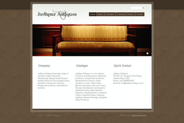 Bamboo theme site design template sample
