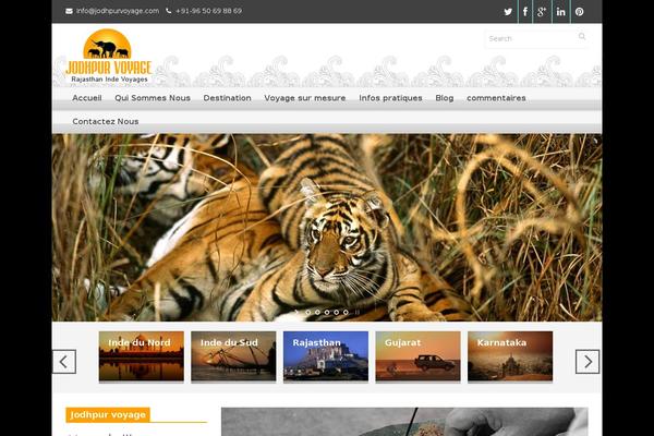 Discover theme site design template sample
