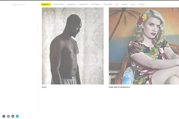 jodibieber.com site used Fluxus