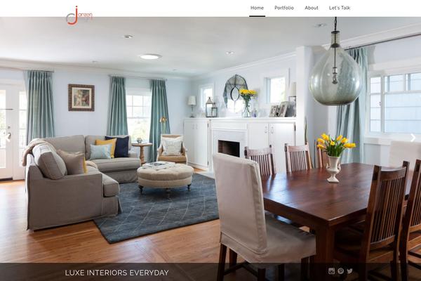 Titan theme site design template sample