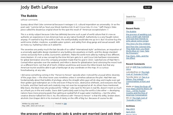 Journalist theme site design template sample