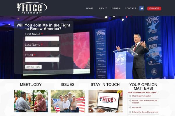 jodyhiceforcongress.com site used Adt_framework