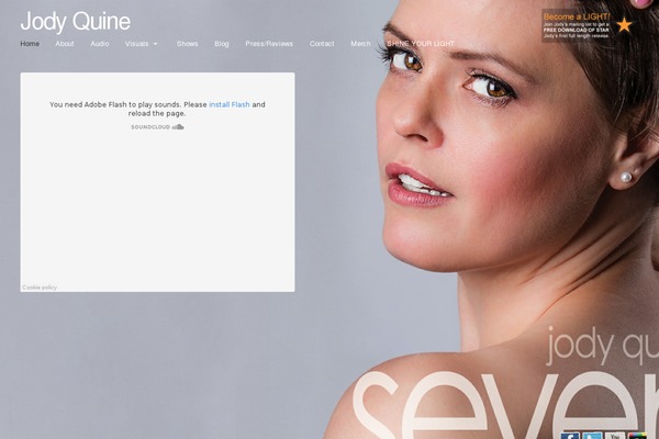 Full Frame theme site design template sample