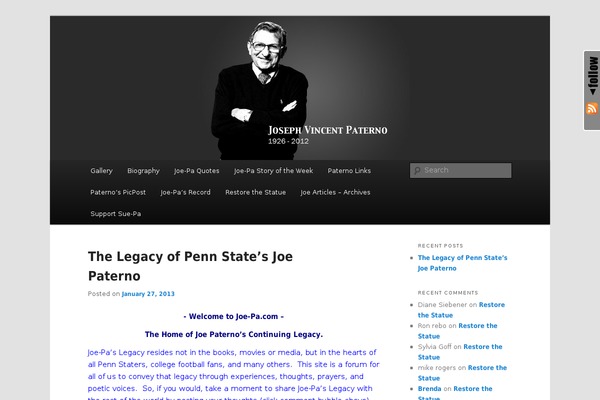Site using Counterize plugin