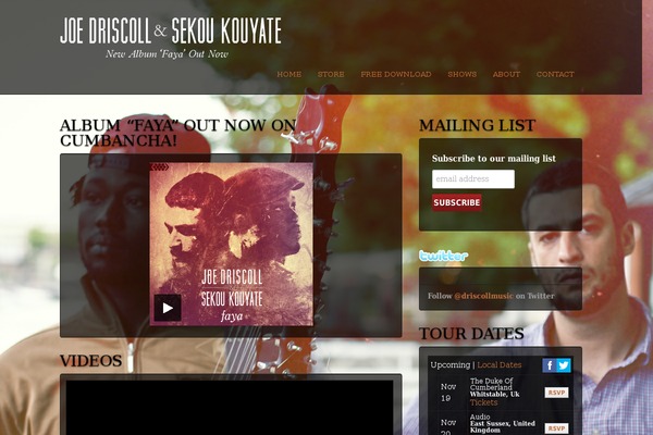 joeandsekou.com site used Unsigned