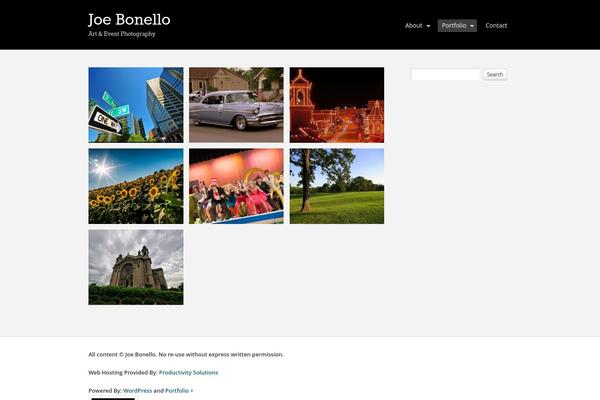 joebonello.com site used Portfolio-plus-2.0