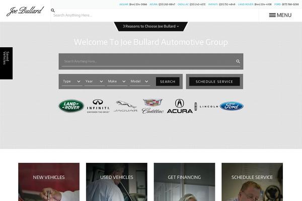 Dealer Inspire theme site design template sample