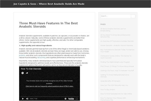 joecaputoandsons.com site used Sparkling_child