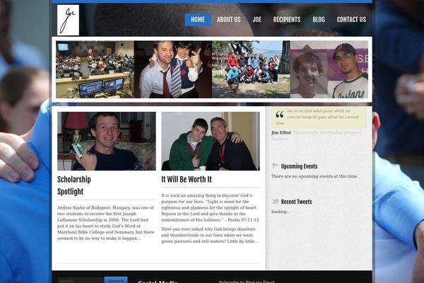 joelaflamme.com site used Believe_theme