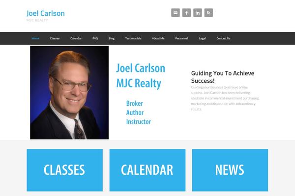 Enterprise Pro theme site design template sample
