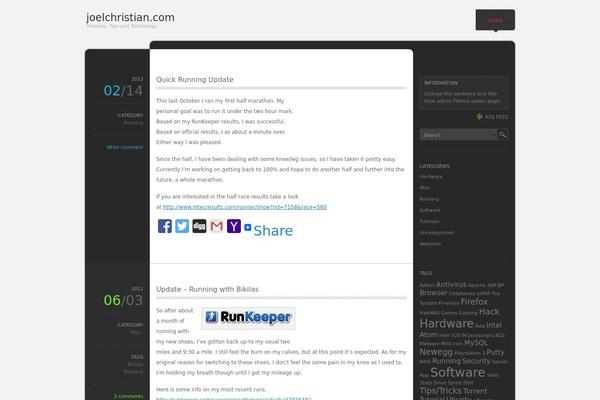monochrome theme site design template sample