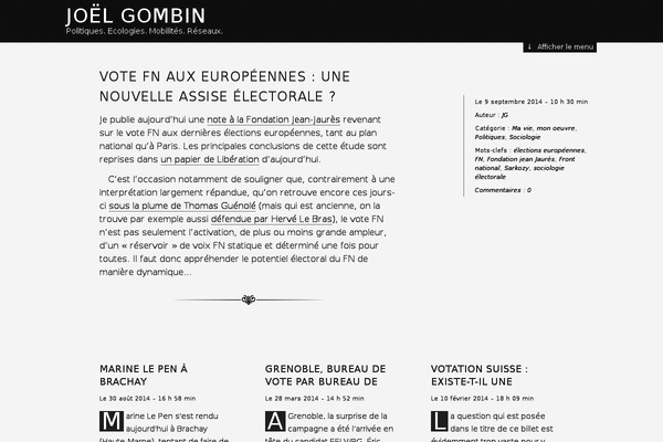 Site using Footnotes for WordPress plugin
