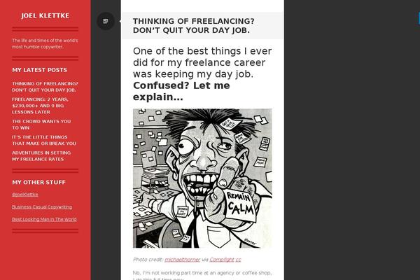 Writr theme site design template sample