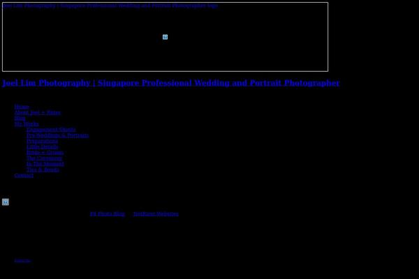 Prophoto4 theme site design template sample