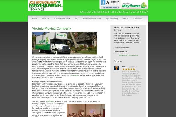 joemoholland.com site used Movingcompany