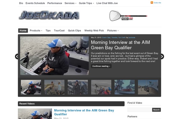joeokada.com site used Videozoom2