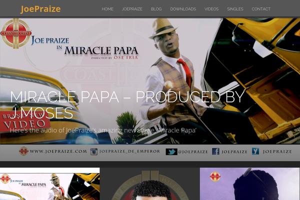 joepraize.com site used Eventory