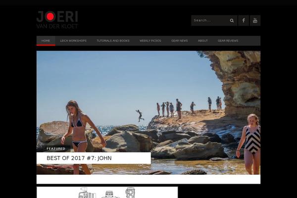 BUCKET theme site design template sample