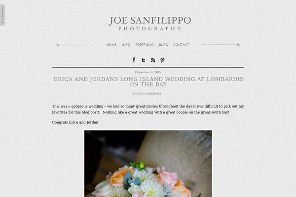 Prophoto4 theme site design template sample