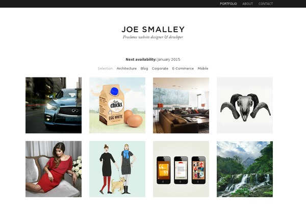 joesmalley.com site used Joe-smalley