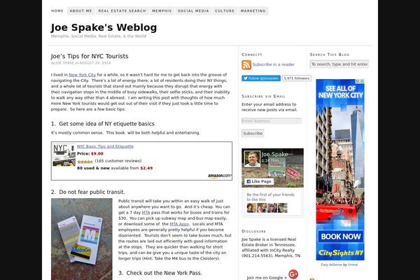 Thesis 1.8.3 theme site design template sample