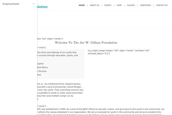 Site using Simple Full Screen Background Image plugin