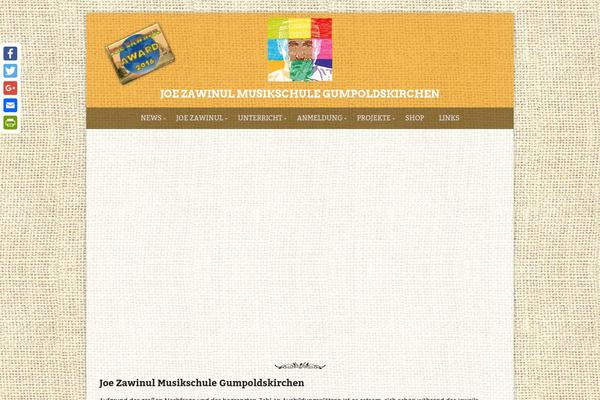 Enfinity theme site design template sample