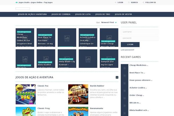 Myarcadetheme theme site design template sample