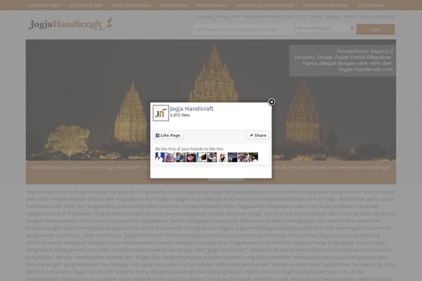 Site using Facebook Page Promoter Lightbox plugin