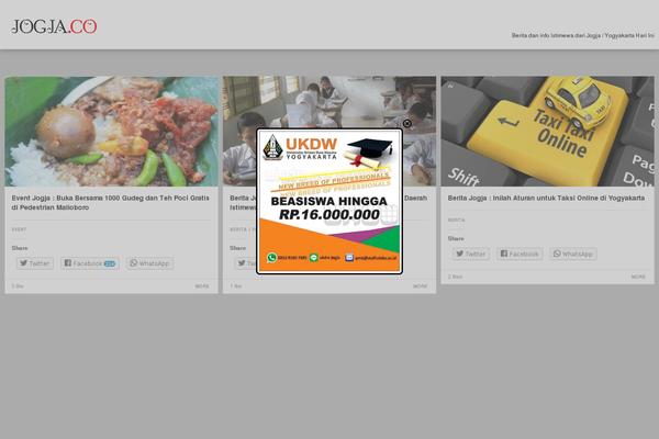 jogja.co site used Quicker