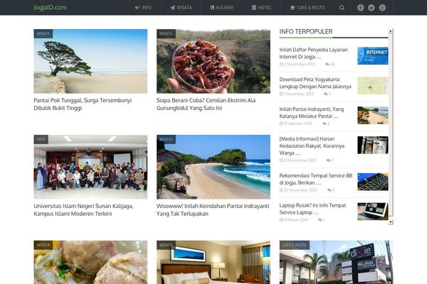 Mts_blogging theme site design template sample