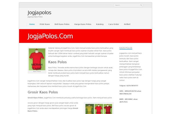 Mugen theme site design template sample