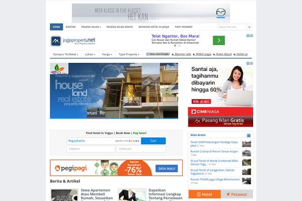 MesoColumn theme site design template sample
