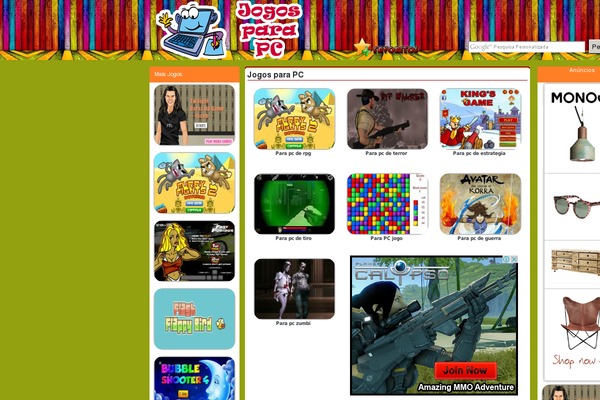 jogosparapc.co site used Tema-estatico-brasil