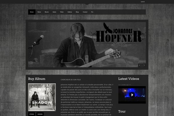 Soundboard theme site design template sample