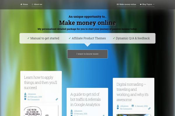 Dice theme site design template sample