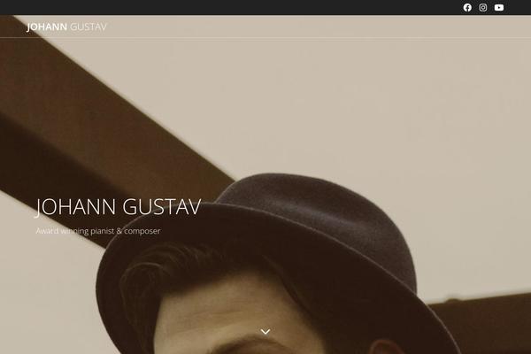Minimalist theme site design template sample