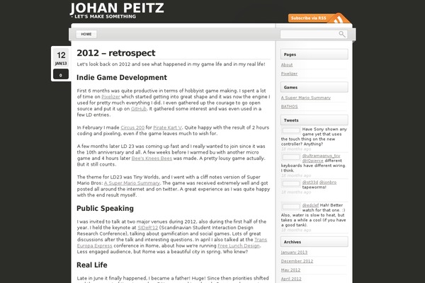 LightWord theme site design template sample