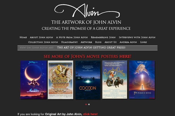 johnalvinart.com site used Photograph