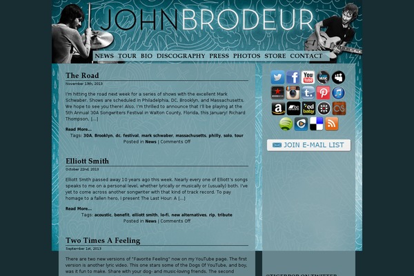 johnbrodeur.com site used Brodeur