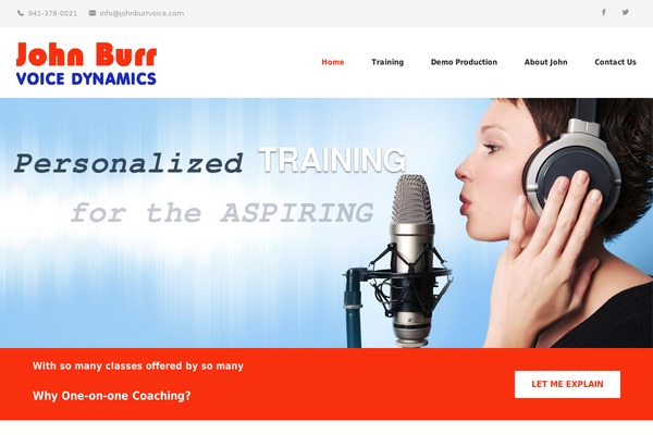 Bones theme site design template sample