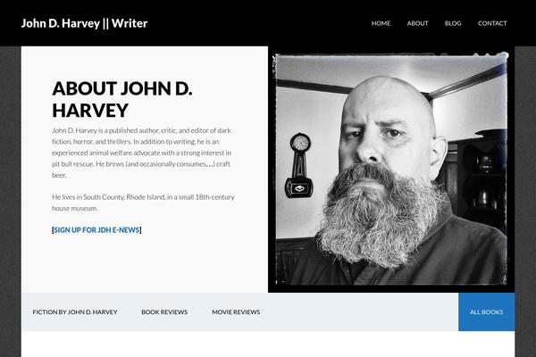 Author Pro theme site design template sample