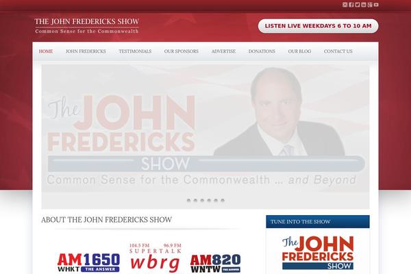 Candidate theme site design template sample