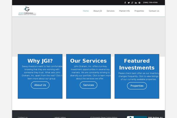 WP Residence theme site design template sample