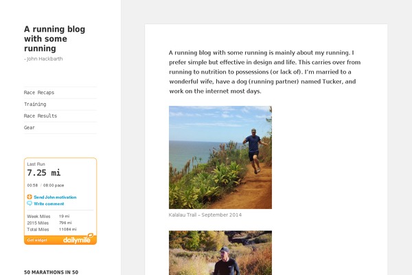Twenty Fifteen theme site design template sample