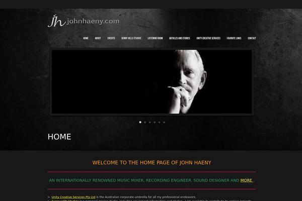 Musicpro theme site design template sample