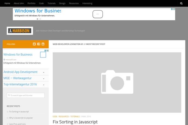 Site using AccessPress Social Share plugin