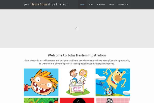 Ikaros theme site design template sample