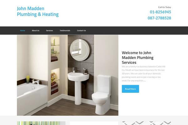 Enterprise Pro theme site design template sample